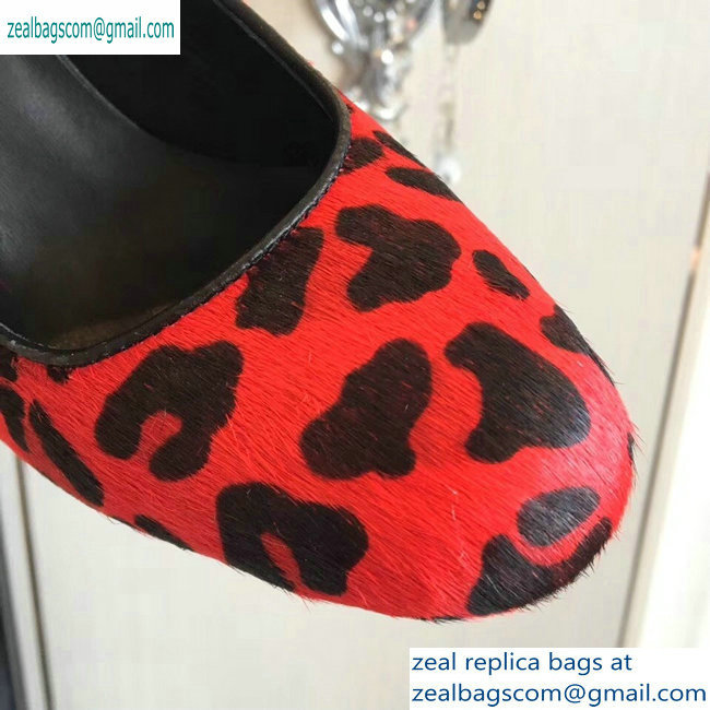 Dolce  &  Gabbana Leopard Print Pony Hair Pumps 04 2019